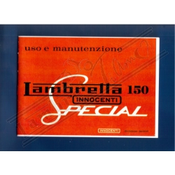 P 39 LIBRETTO USO E MANUTENZIONE 150 SPECIAL